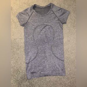 lululemon swifty tech short sleeve grey